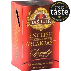 Basilur English Breakfast – Té Negro Ceylán 100% Puro (Specialty Classics)