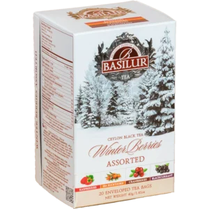 Basilur Winter Berries – Té Negro Ceylán con Frutas del Bosque (Surtido de Invierno)